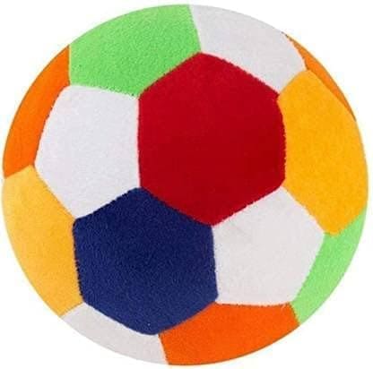 Multicolor Plush Soccer Ball