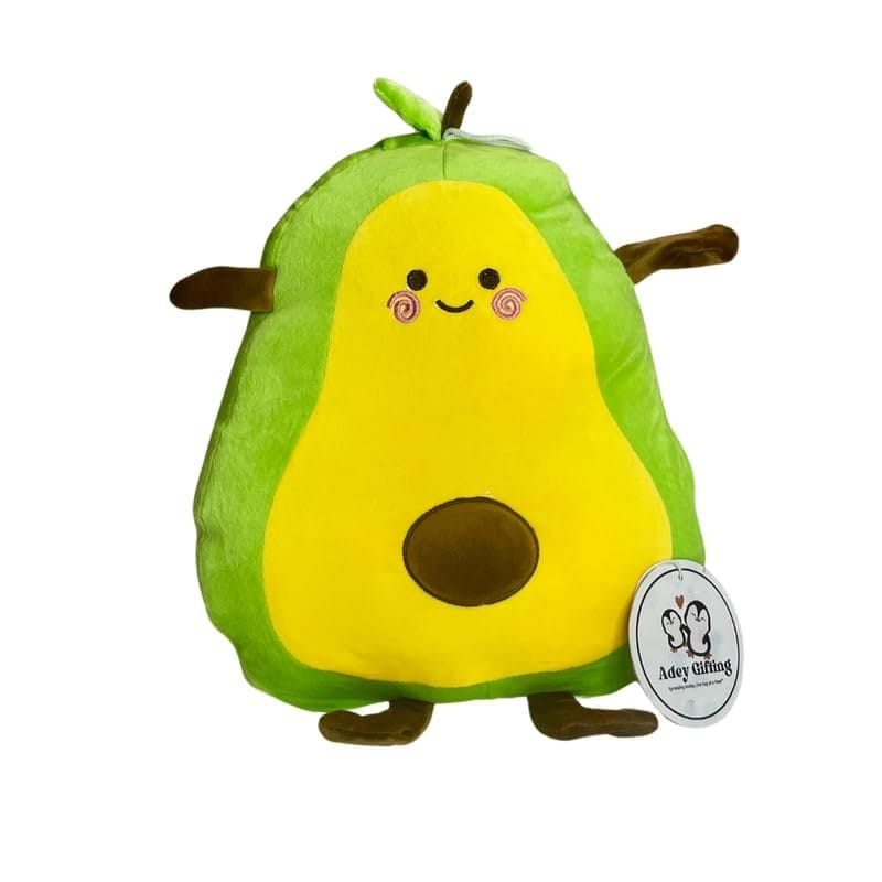 Smiling Avocado Food Plush