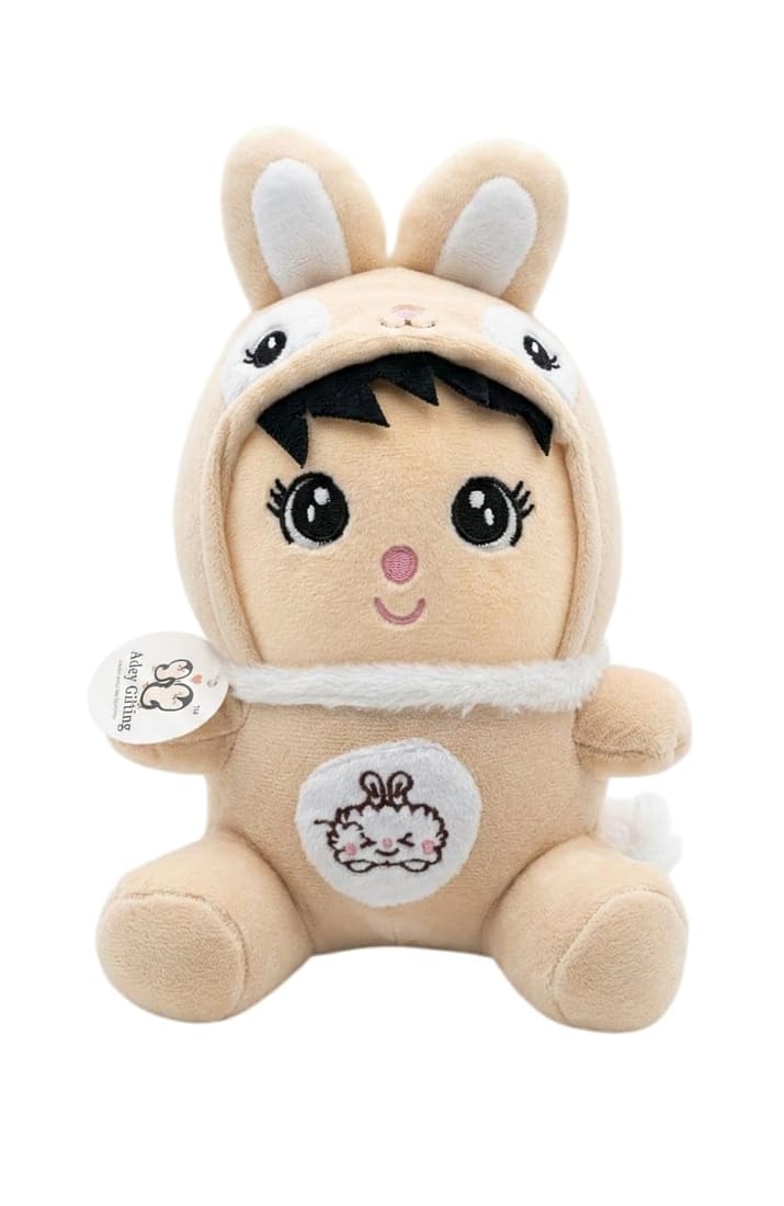 Tan Bunny Costume Character Doll Plush