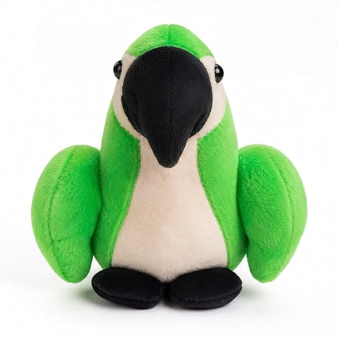Lime Green Parrot Plush