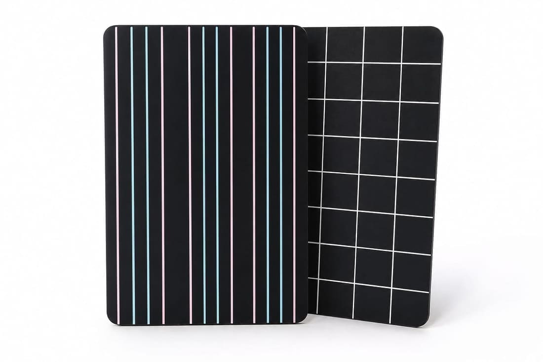 High-Contrast Infant Sensory Boards (Lines & Grid)