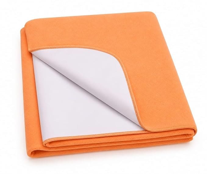 Orange Waterproof Baby Dry Sheet