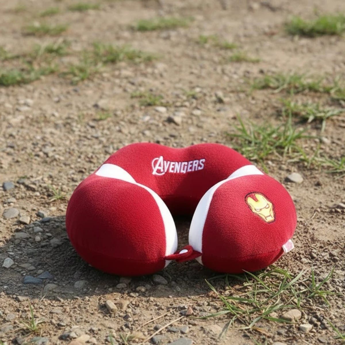 NECK - PILLOW - 30 CM Red - Iron Man Imported E.F