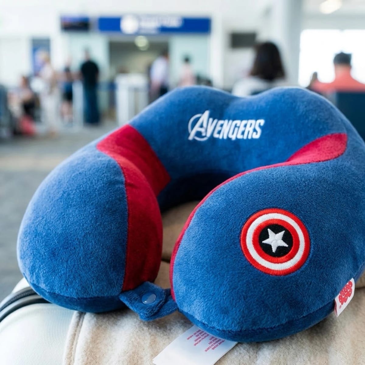 NECK - PILLOW - 30 CM R.Blue - Captain - America Imported E.F