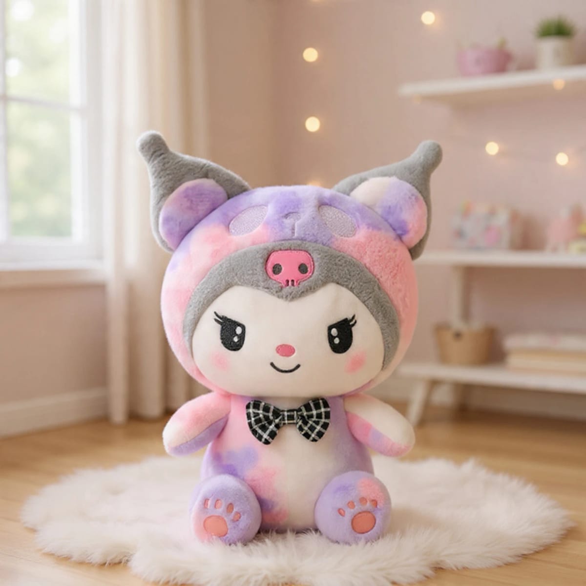 KIOMI DOLL - MULTI FUR - 30 CM Multi - Print Imported E.F