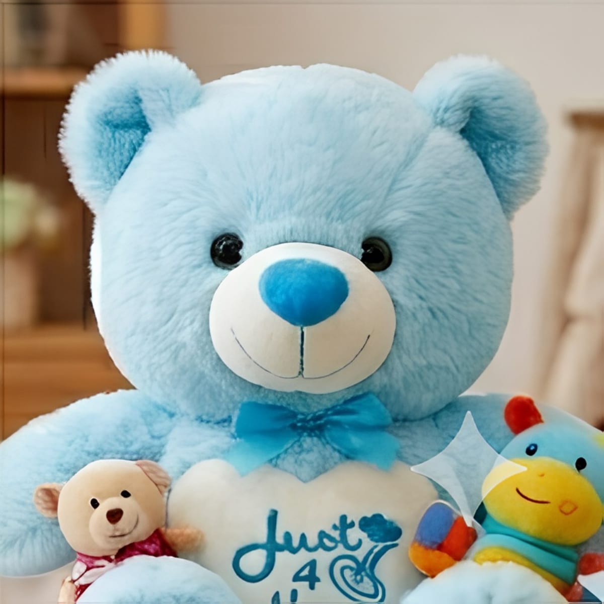 RABBIT FUR TEDDY NO 2 - 35 CM Mix - Color Rabbit - Fur