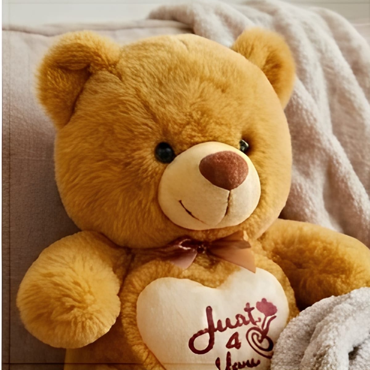 RABBIT FUR TEDDY NO 4 - 45 CM Mix - Color Rabbit - Fur