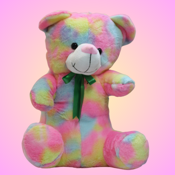 Rabbit Fur Rainbow Teddy – 70 CM Ultra-Soft Plush - Image 3